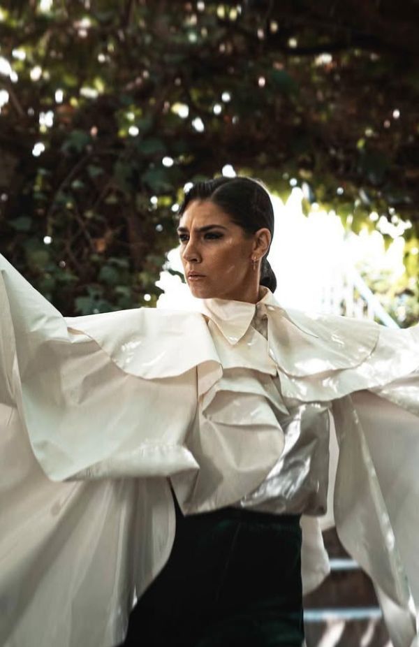 Mónica Iglesias durante una actuación de baile flamenco